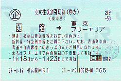 東京往復割引切符 続 吾輩はヲタである